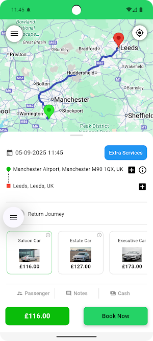 Manchester Airport Transfers Screenshot 1