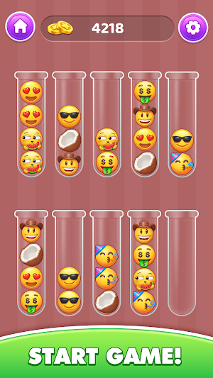 Emoji Ball Sort Screenshot 1