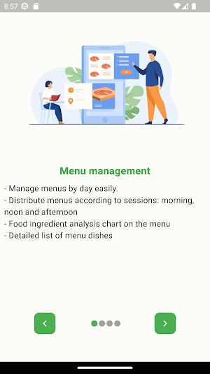 Manage Food Healthy Menu Screenshot 1