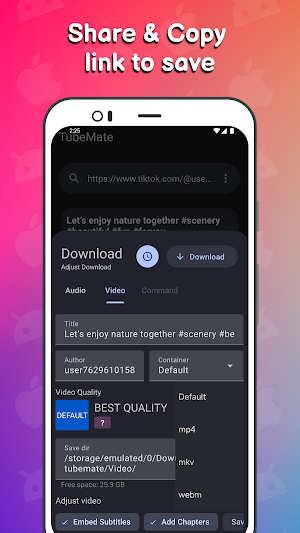 TubeMate: Ins Video Downloader Screenshot 1