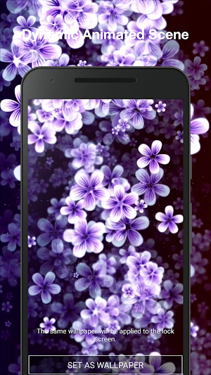 3d Flowers Live Wallpaper Screenshot 1
