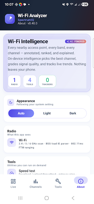 WiFi Analyzer Screenshot 3