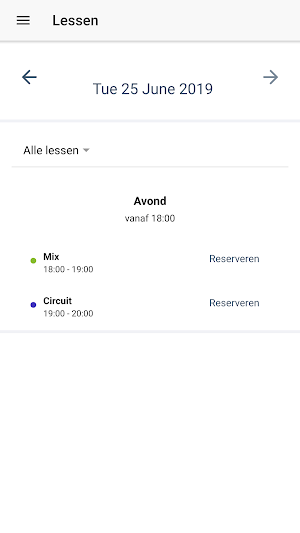 Fitclass Screenshot 2
