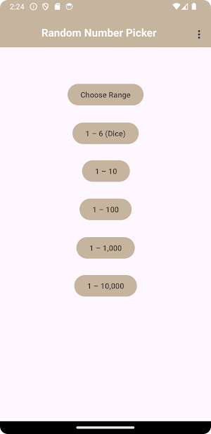 Random Number Picker Screenshot 0