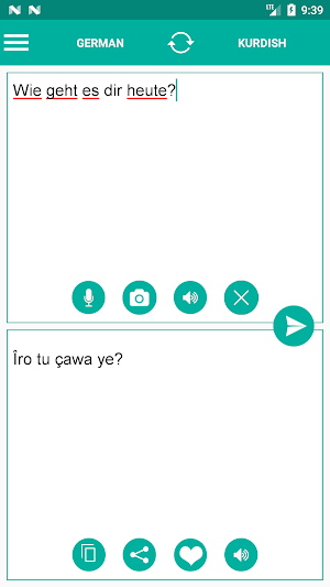 Kurdish German Translator Screenshot 0
