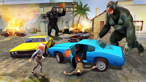 Gorilla Rampage City Attack 3D Screenshot 0