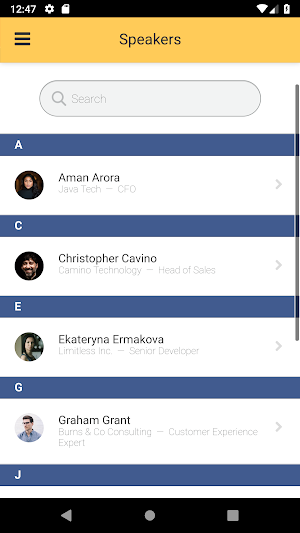 Attendease Leadership Conferen Screenshot 2