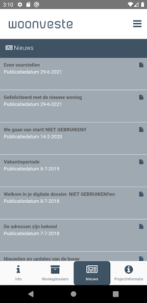Woonveste Screenshot 2