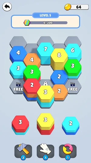 Hexa Color Sort Screenshot 2