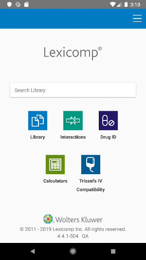Lexicomp Screenshot 0