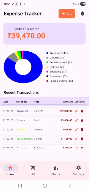 Smart Expense Tracker Screenshot 0