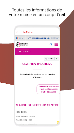 Amiens, l'appli Screenshot 2