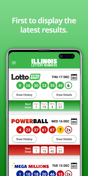 Illinois Lottery Numbers Screenshot 0