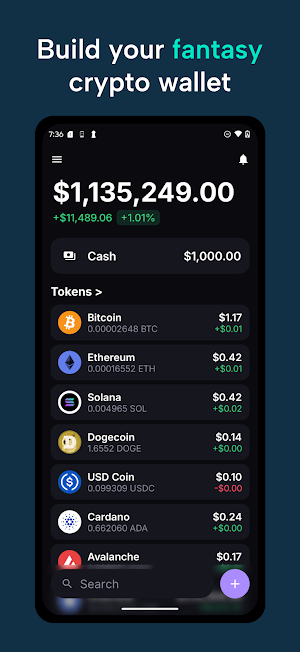 LarpBank: Fake Bank and Crypto Screenshot 1