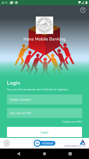 Hans Mobile Banking Screenshot 2