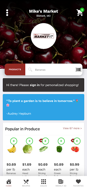Mike's Market Screenshot 0
