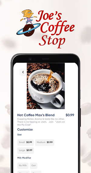 Joe's Coffee Stop Screenshot 2