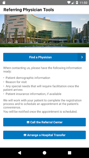 Referring Physician Screenshot 1