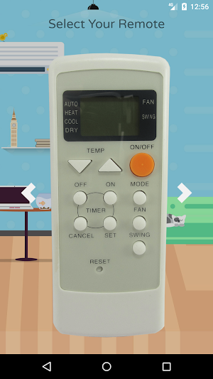 Remote Control For Panasonic Air Conditioner Screenshot 1