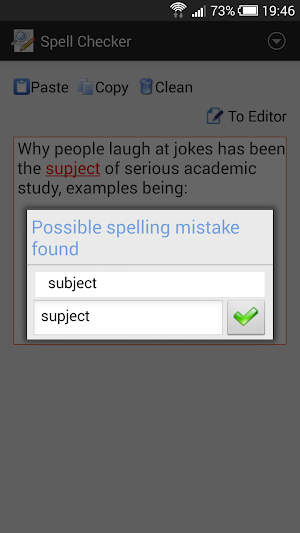 Spell checker Screenshot 1