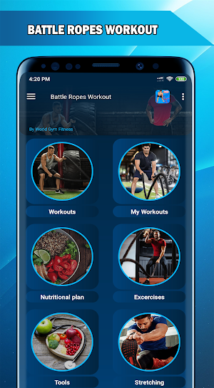 Battle ropes workout : crossfit rope exercises PRO Screenshot 0