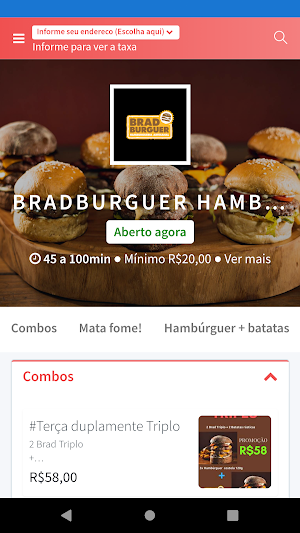 Brad Burguer Hamburgueria Screenshot 0