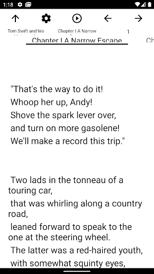 Book, Tom Swift and his Motor- Screenshot 1
