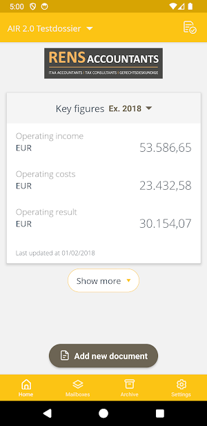 myRensAccountants Screenshot 1
