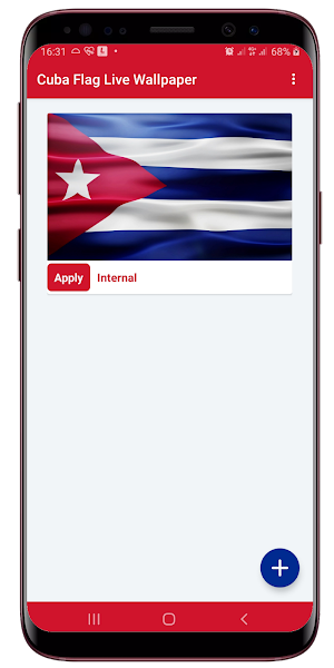 Cuba Flag Live Wallpaper Screenshot 0