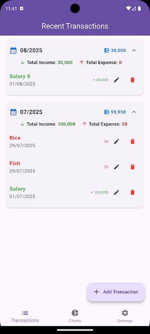 Expense Tracker Screenshot 1