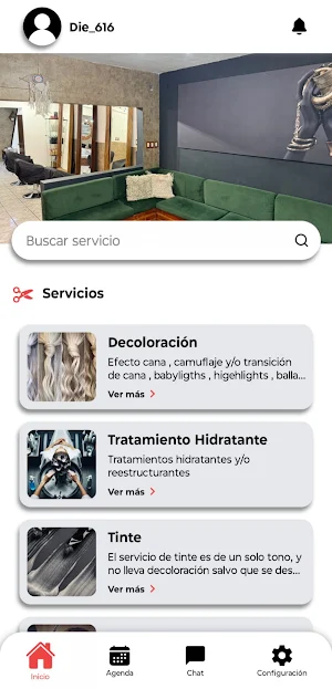 VictorRamirezSalon Screenshot 2
