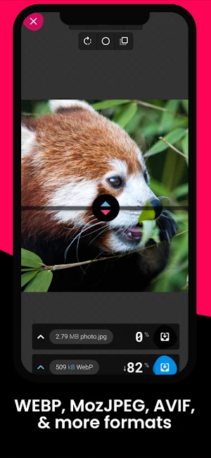 Squoosh App - Compress Image Screenshot 1