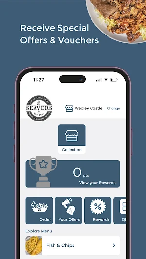 Seavers Fish & Chips Screenshot 1