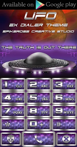 UFO Go SMS theme Screenshot 3