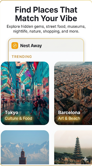 Nest Away: Explore Like Locals Screenshot 1