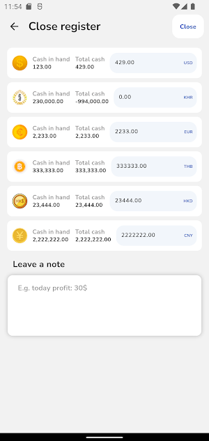 IGT Exchange Currency Screenshot 2