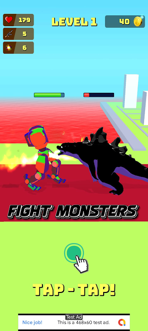 Monster Robot War battle Screenshot 0