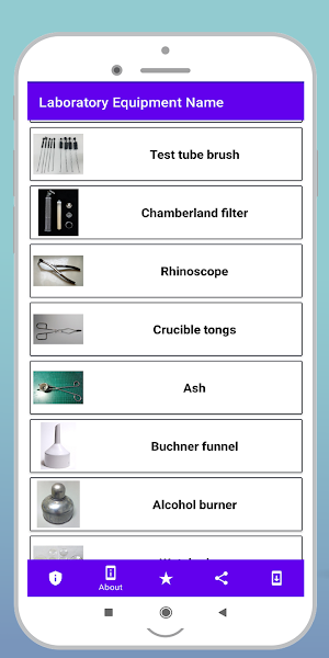 Laboratory Equipment Name Screenshot 2