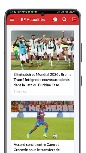 BurkinaFaso Actualités Screenshot 2
