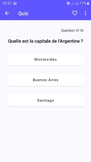 Quiz culture générale Screenshot 2