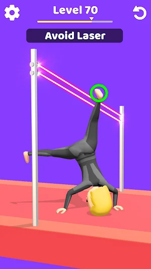 Slow Mo Drag Run: Parkour Game Screenshot 2