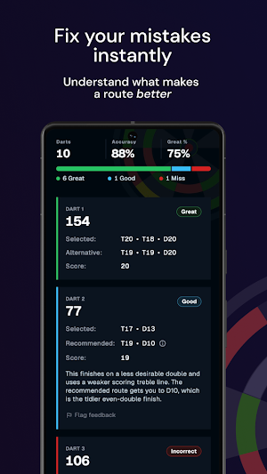 Darts IQ: Checkout Trainer Screenshot 2