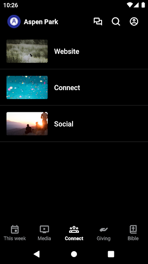 Aspen Park Church Screenshot 2