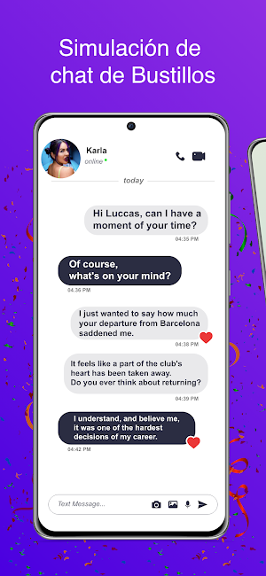 Karla Bustillos Fake Call Screenshot 1