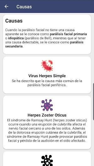 Parálisis Facial de Bell Screenshot 2