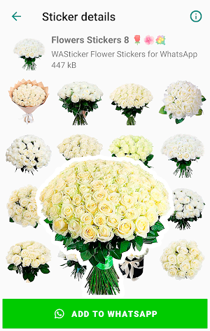 WASticker Love Flower Stickers Screenshot 2