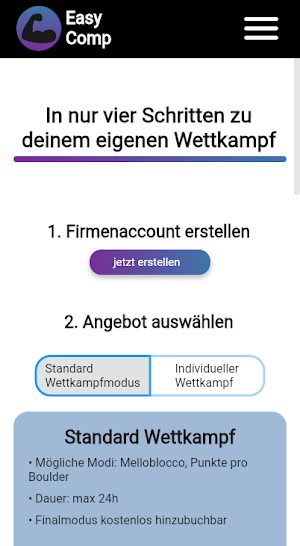 Easy Comp - Kletterwettkämpfe Screenshot 3