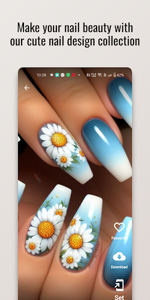 Abstract Swirls Nail Design Screenshot 3
