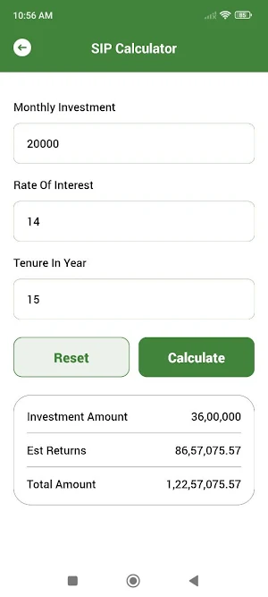 EasyLoan - EMI Loan Calculator Screenshot 2