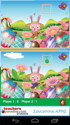 Easter Spot Differences Game Screenshot 1